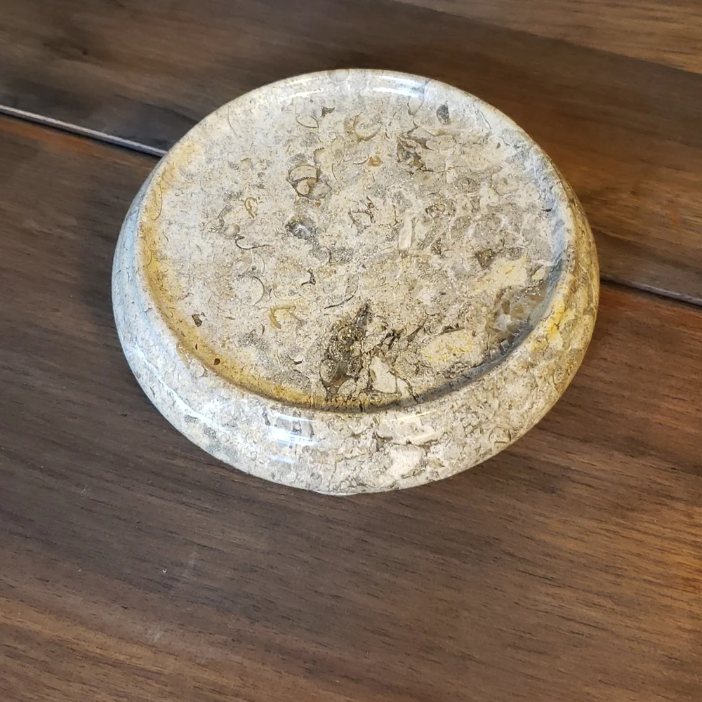 Pier 1 Natural Stone Candle Stand Holder